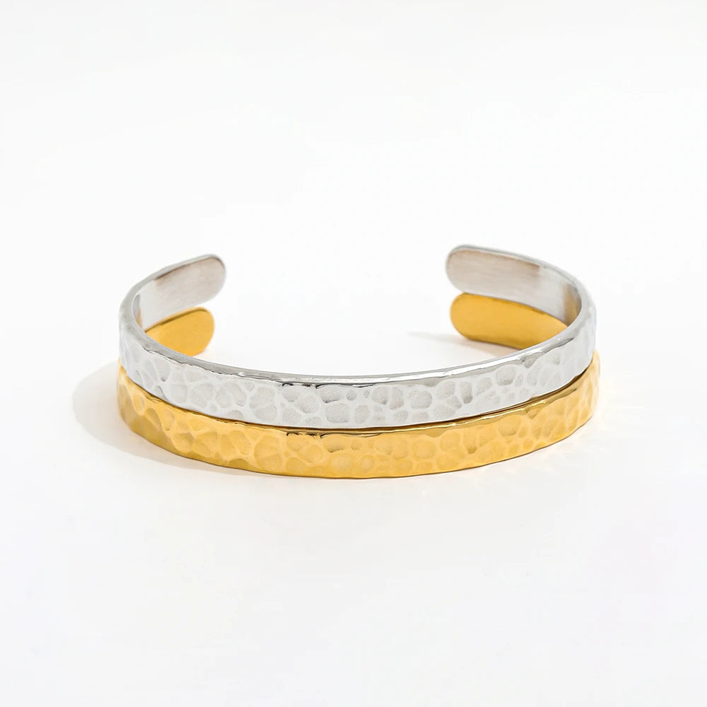 Bartek - Hammered Cuff Bracelet