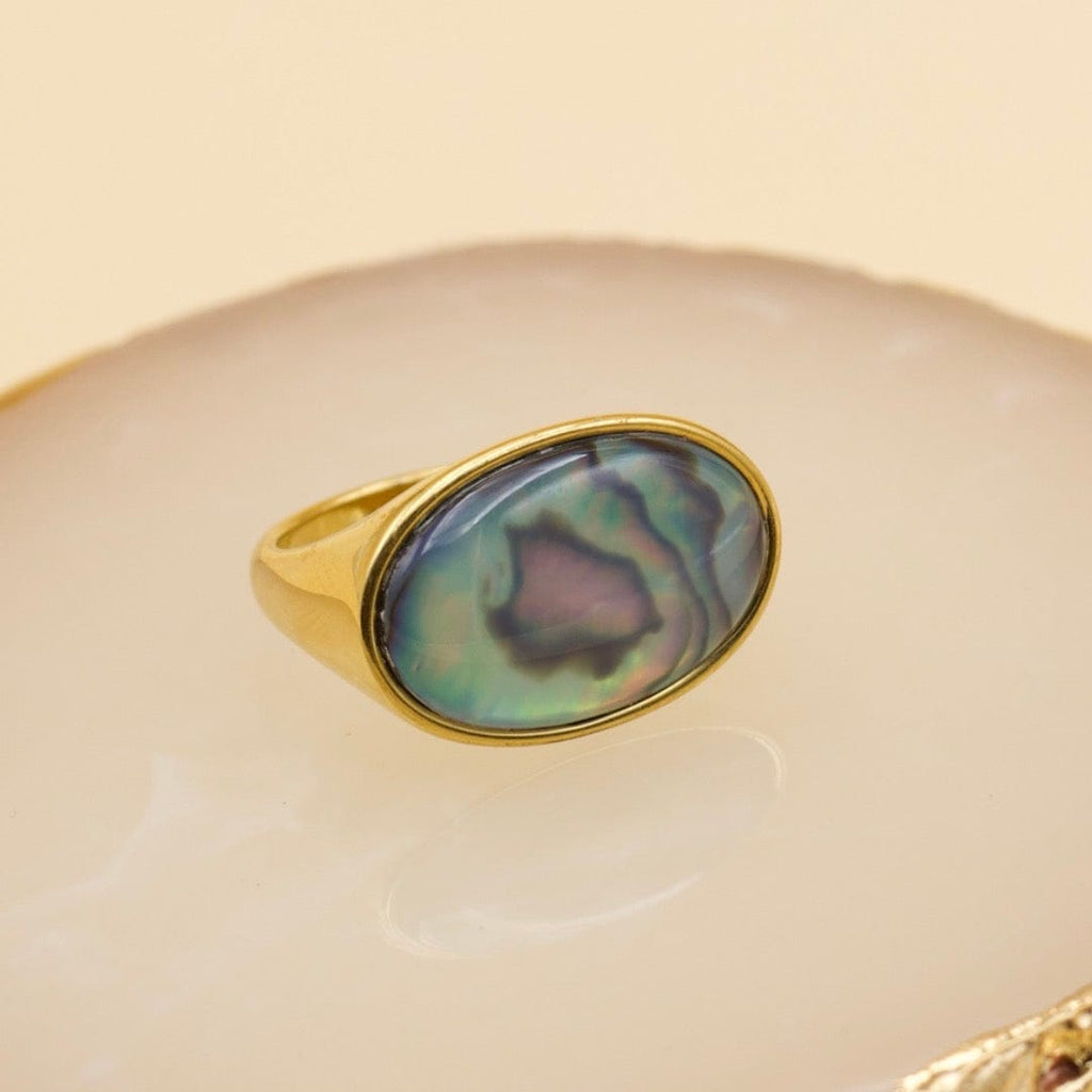 melomelo Zoila - Abalone Rings Vintage