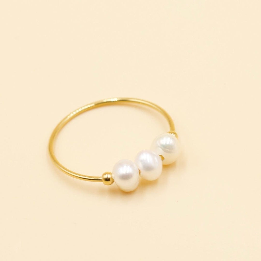 melomelo Aureli - Small Pearl Ring