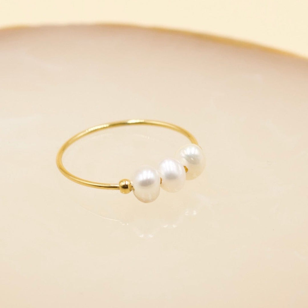melomelo Aureli - Small Pearl Ring