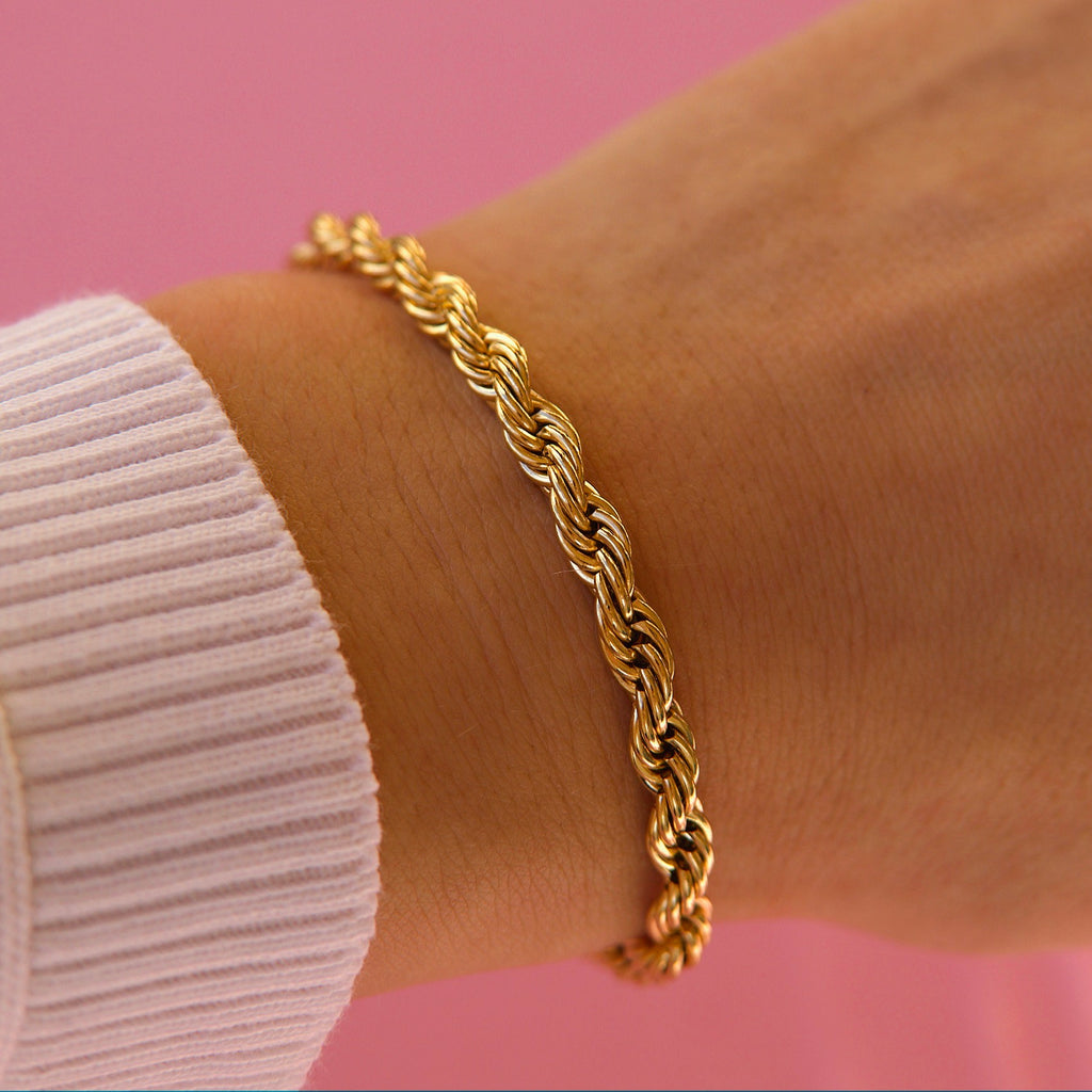 melomelo Agamemnon - Twist Bracelets Silver & Gold