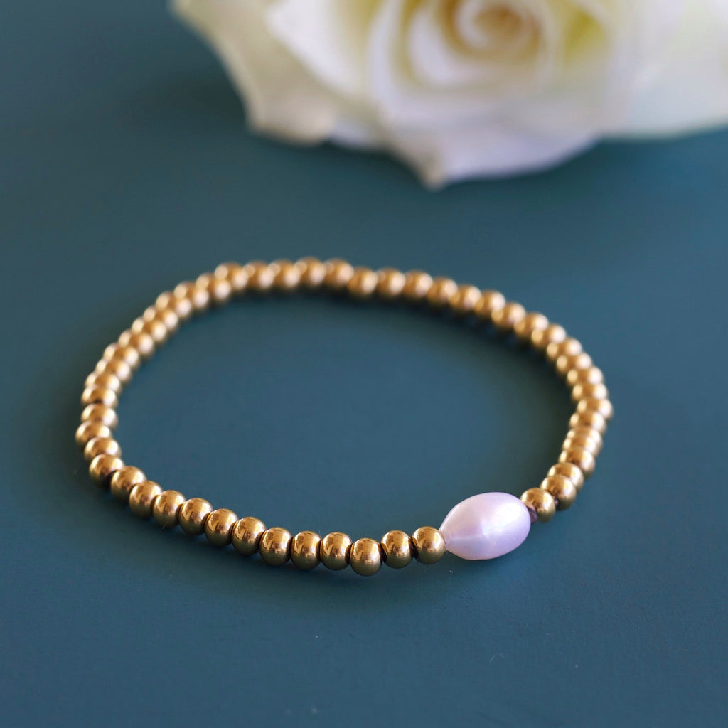 melomelo Luca - Gold Beads Bracelet