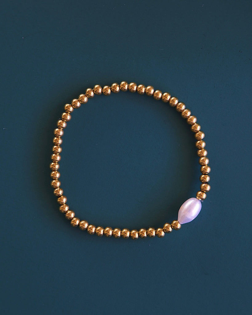 melomelo Luca - Gold Beads Bracelet