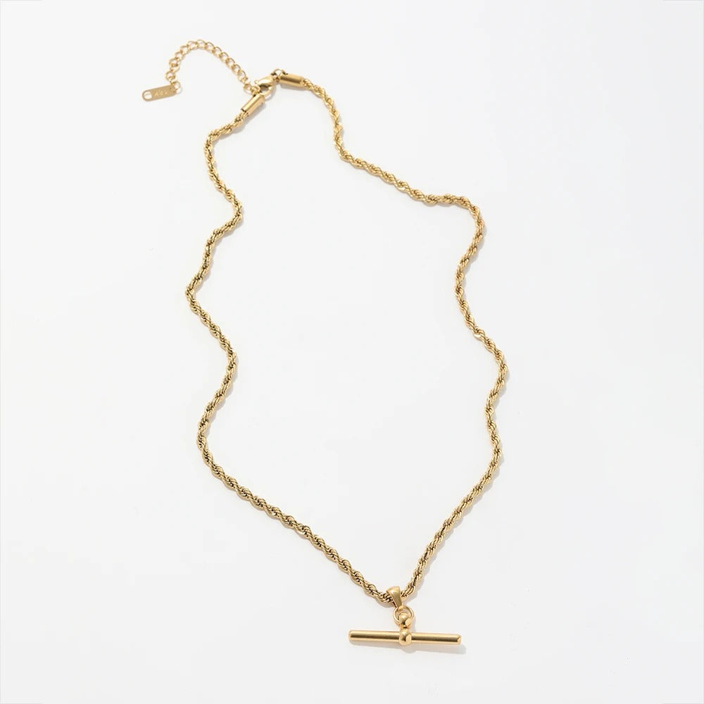 melomelo Tahzai - T-Bar Necklace