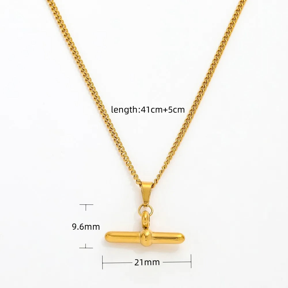 melomelo Tahzai - T-Bar Necklace