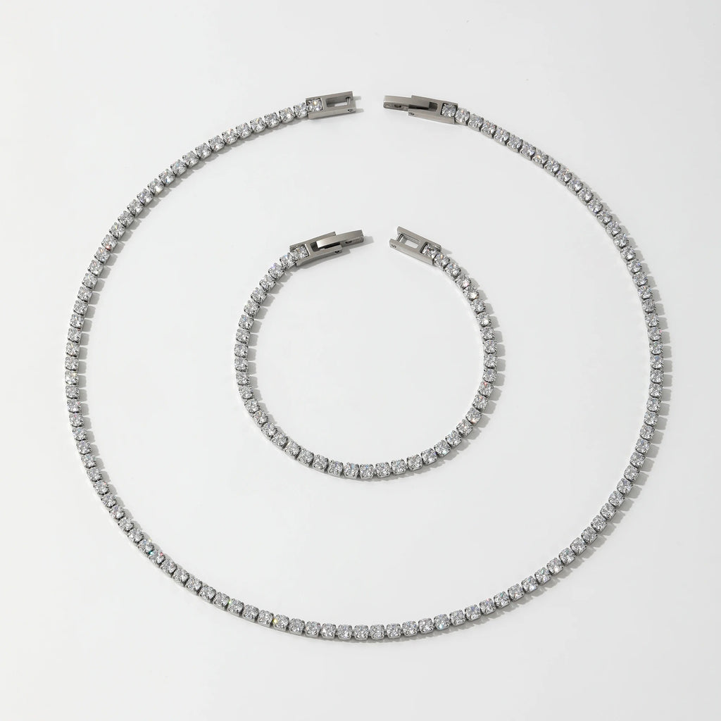 melomelo Zebedeo - Crystal Choker Necklace