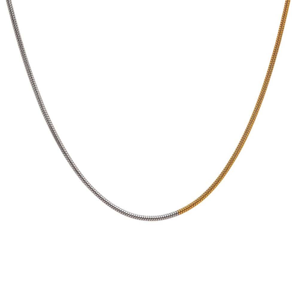 melomelo Adina - Two Tone Gold Chain