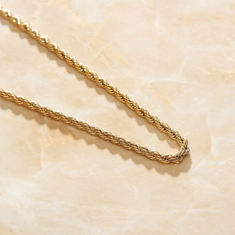 melomelo Agamemnon - 3mm Gold Rope Chain
