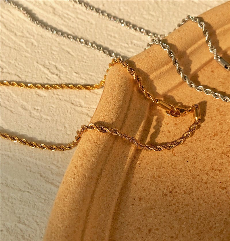 melomelo Agamemnon - 3mm Gold Rope Chain