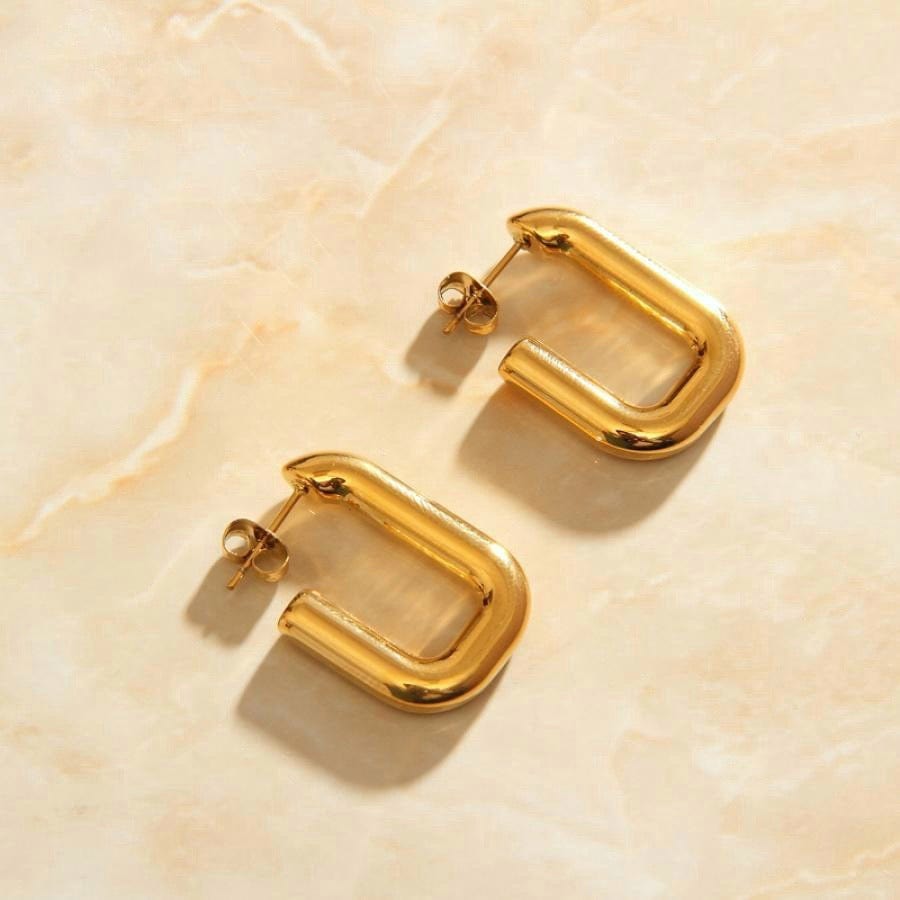 melomelo Agathe - Thick Gold Hoops