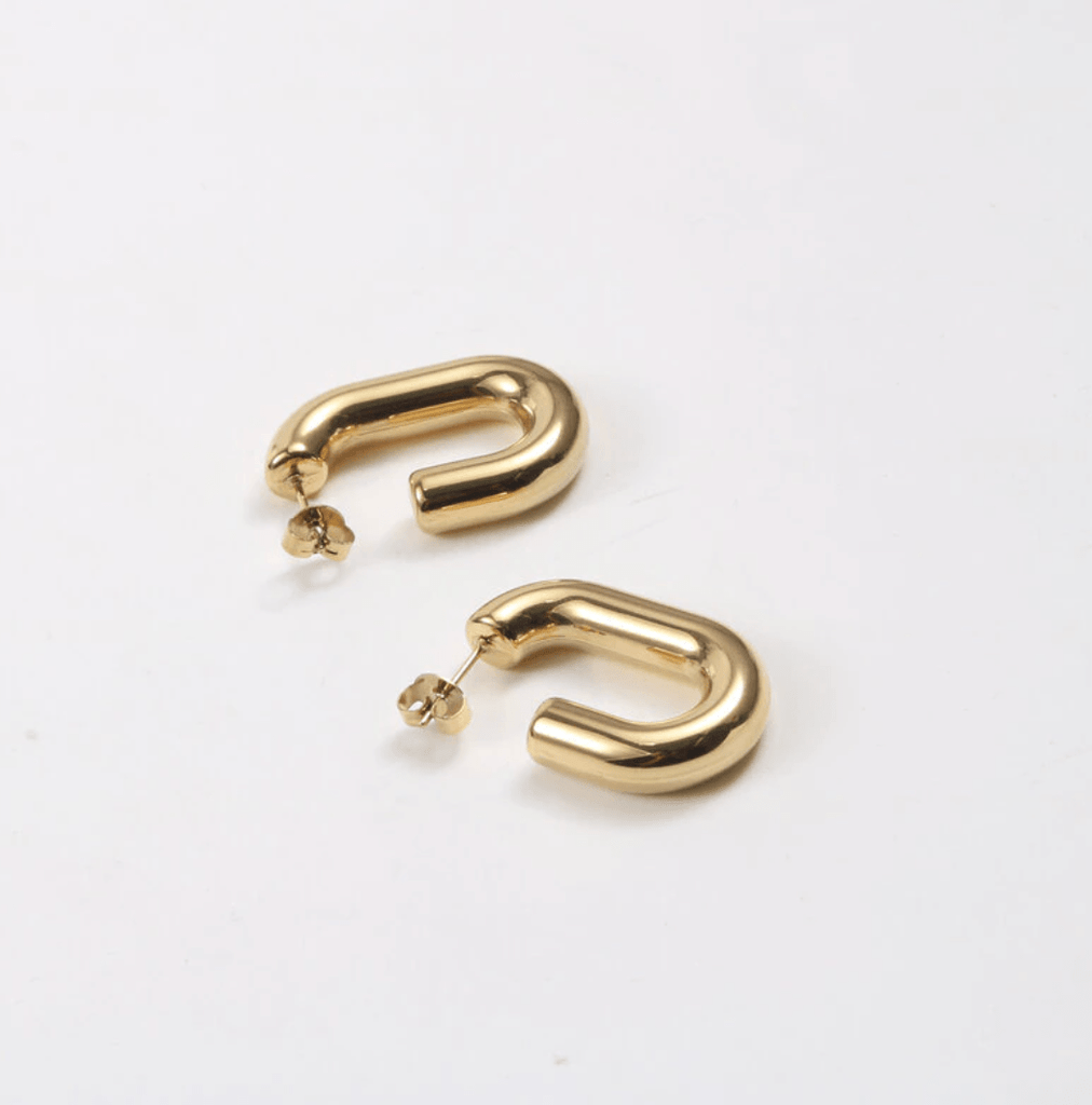 melomelo Agathe - Thick Gold Hoops