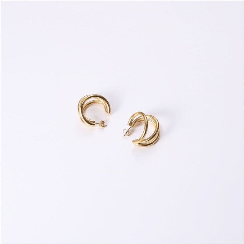 melomelo Annabel - Triple Arc Earrings