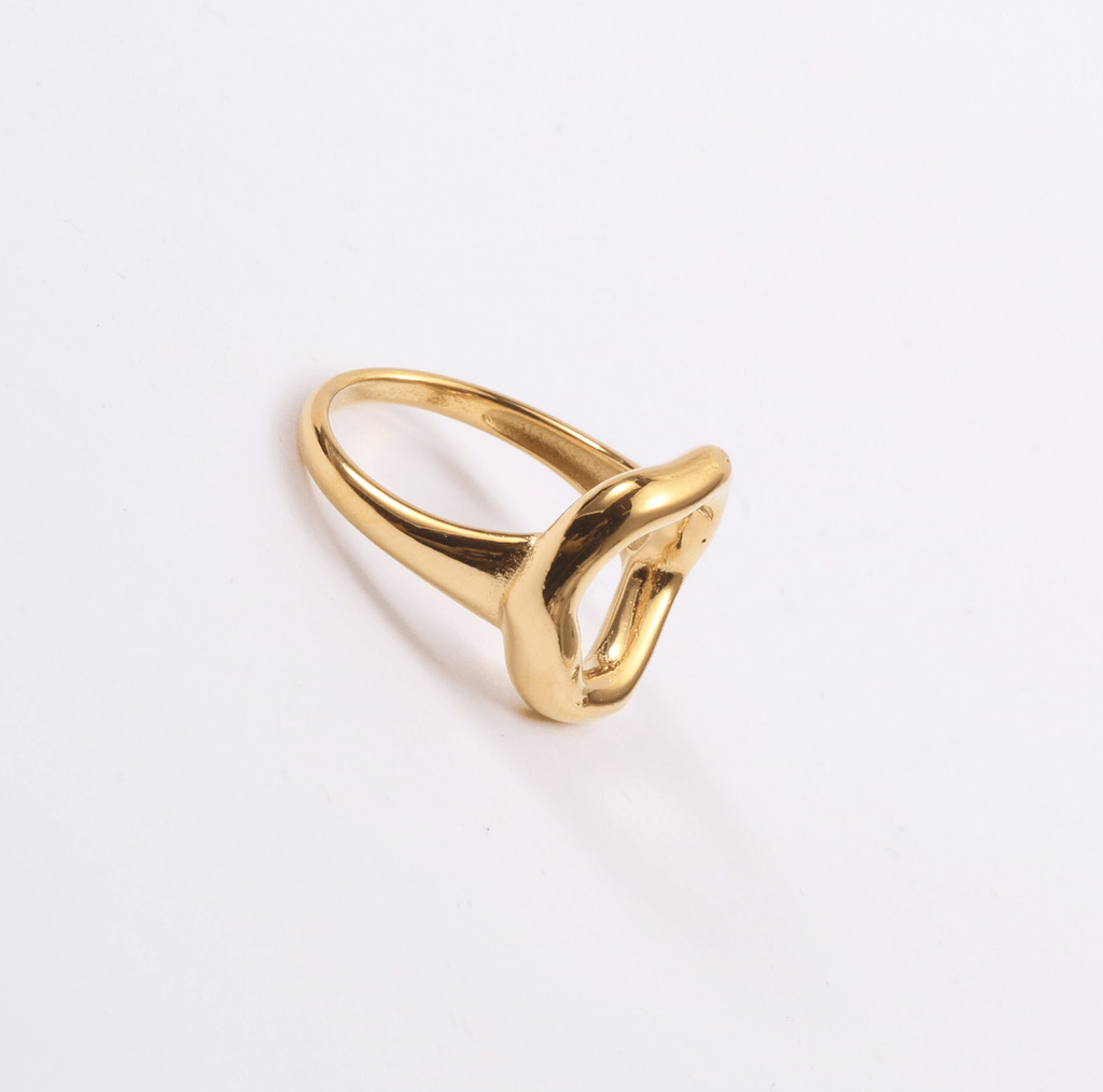 melomelo Arezzo - Unique Circle Open Gold Ring