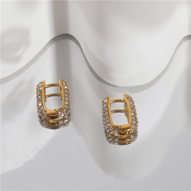 melomelo Ayme - Crystal Paved U Hoops