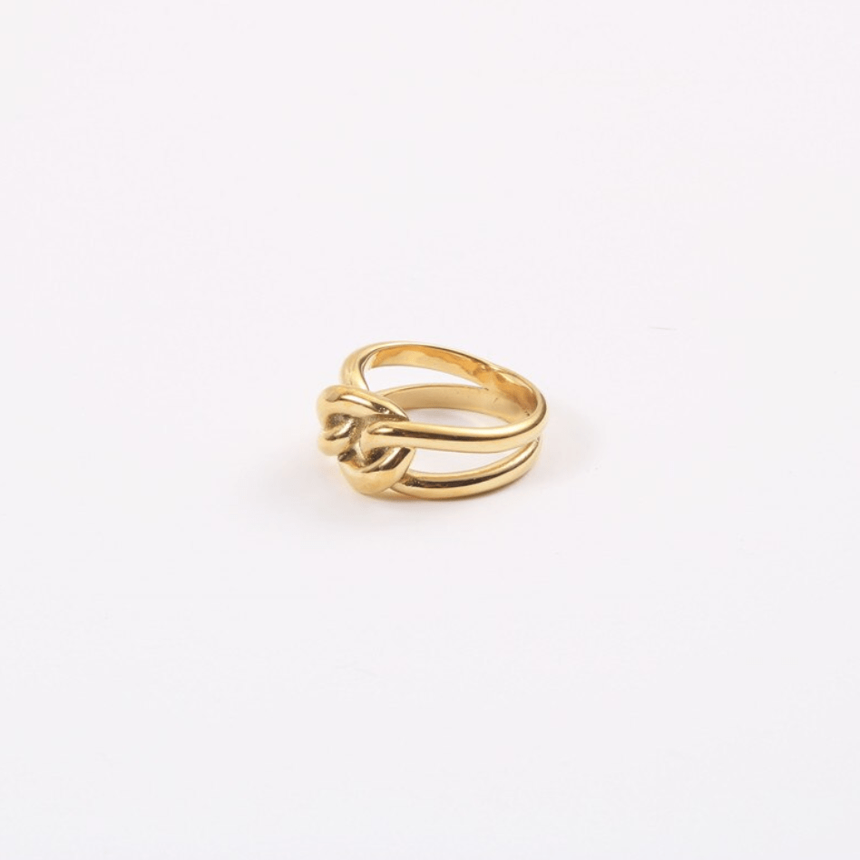 melomelo Bailey - Intertwined Knot Ring