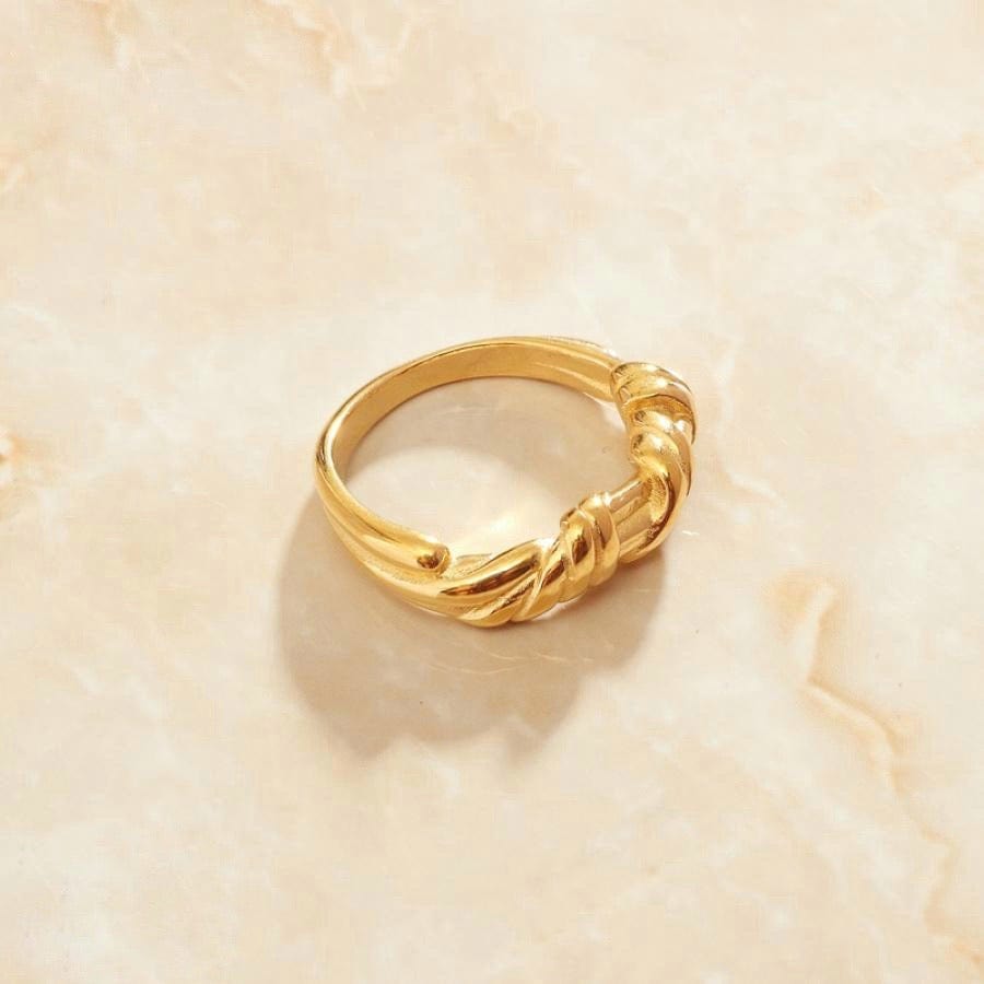 melomelo Capucine - Multi Knotted Ring