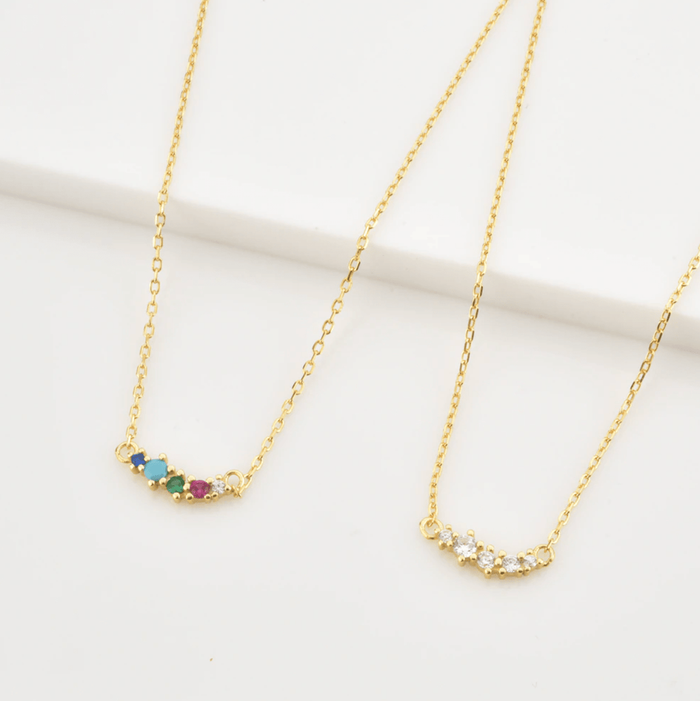 melomelo Carmel - Tutti Frutti Rainbow Climber Necklace