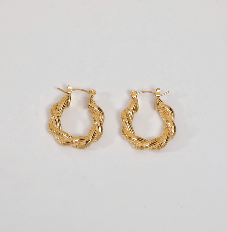 melomelo Daffodil  - Twisted Huggy Hoops