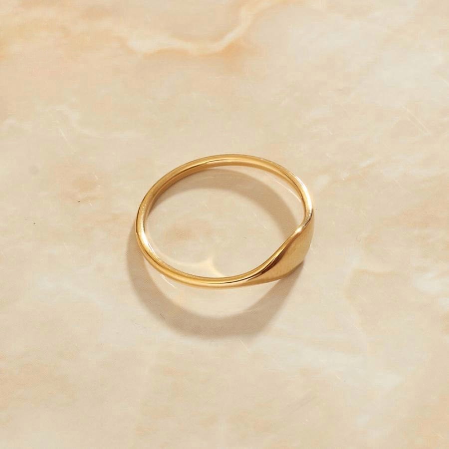 melomelo Daizy - Uneven Gold Ring