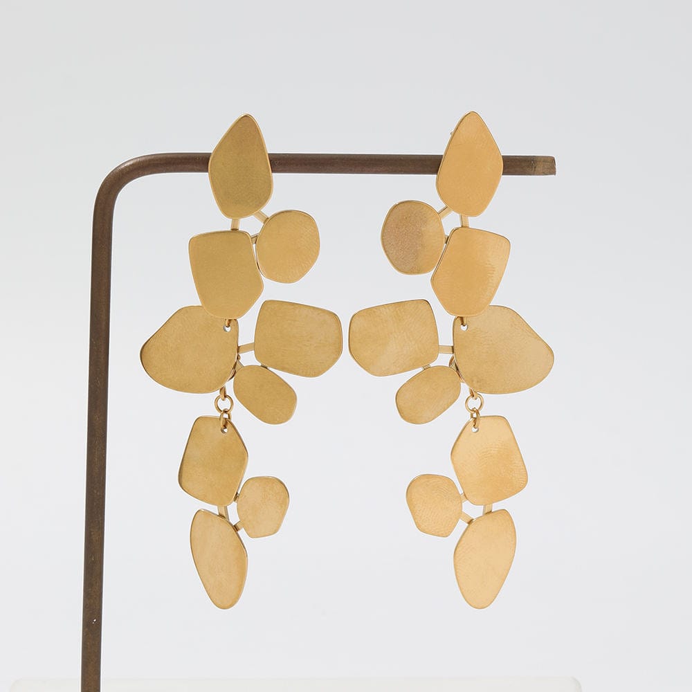 melomelo Ivy - Leaf Dangle Earrings