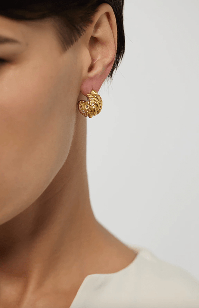 melomelo Kaleb - Chunky Rope Earrings