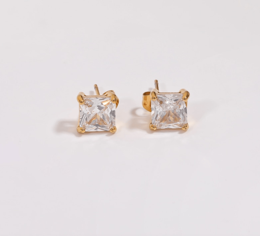 melomelo Kira - Stud Earrings in Diamond Cut