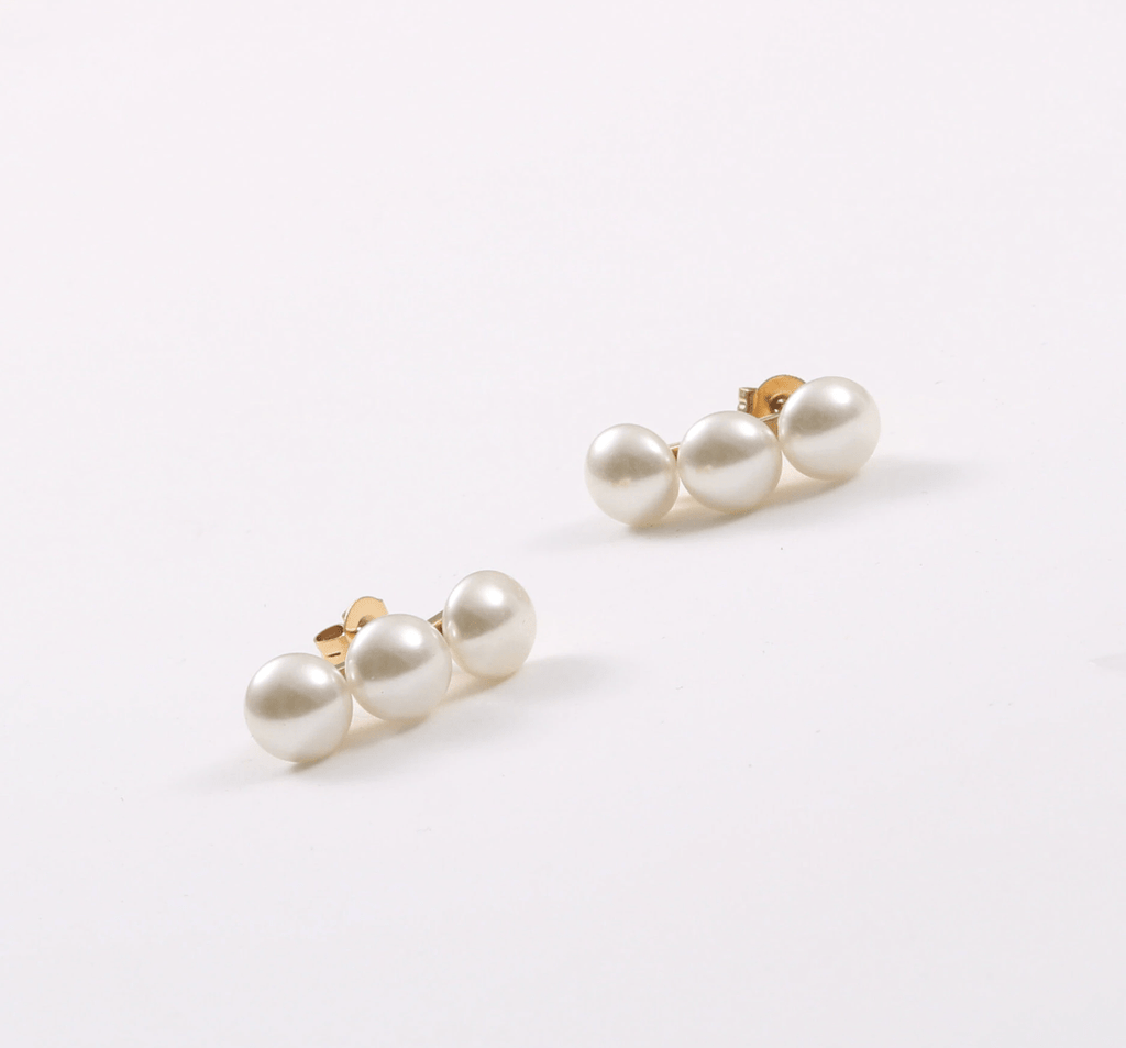 melomelo Kisa - Bridal Pearl Earrings