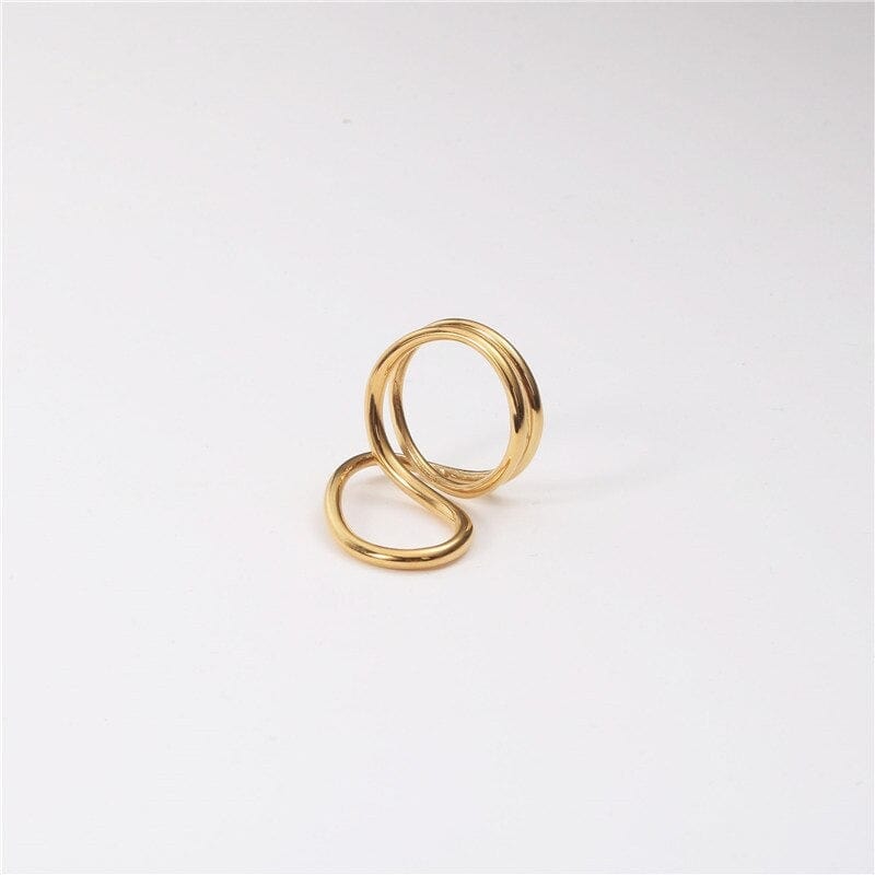 melomelo Majestic - Modern Ring Gold