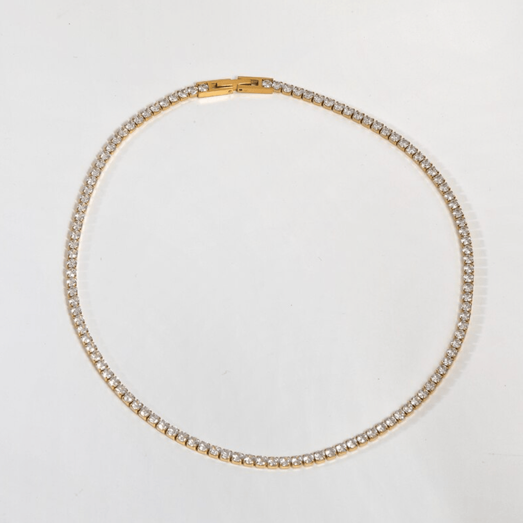 melomelo Zebedeo - Crystal Choker Necklace