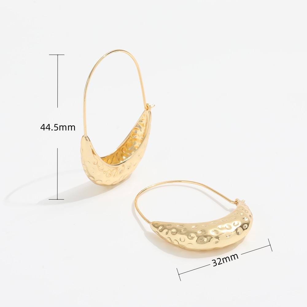 melomelo Odessa  - Oval Hoop Earrings