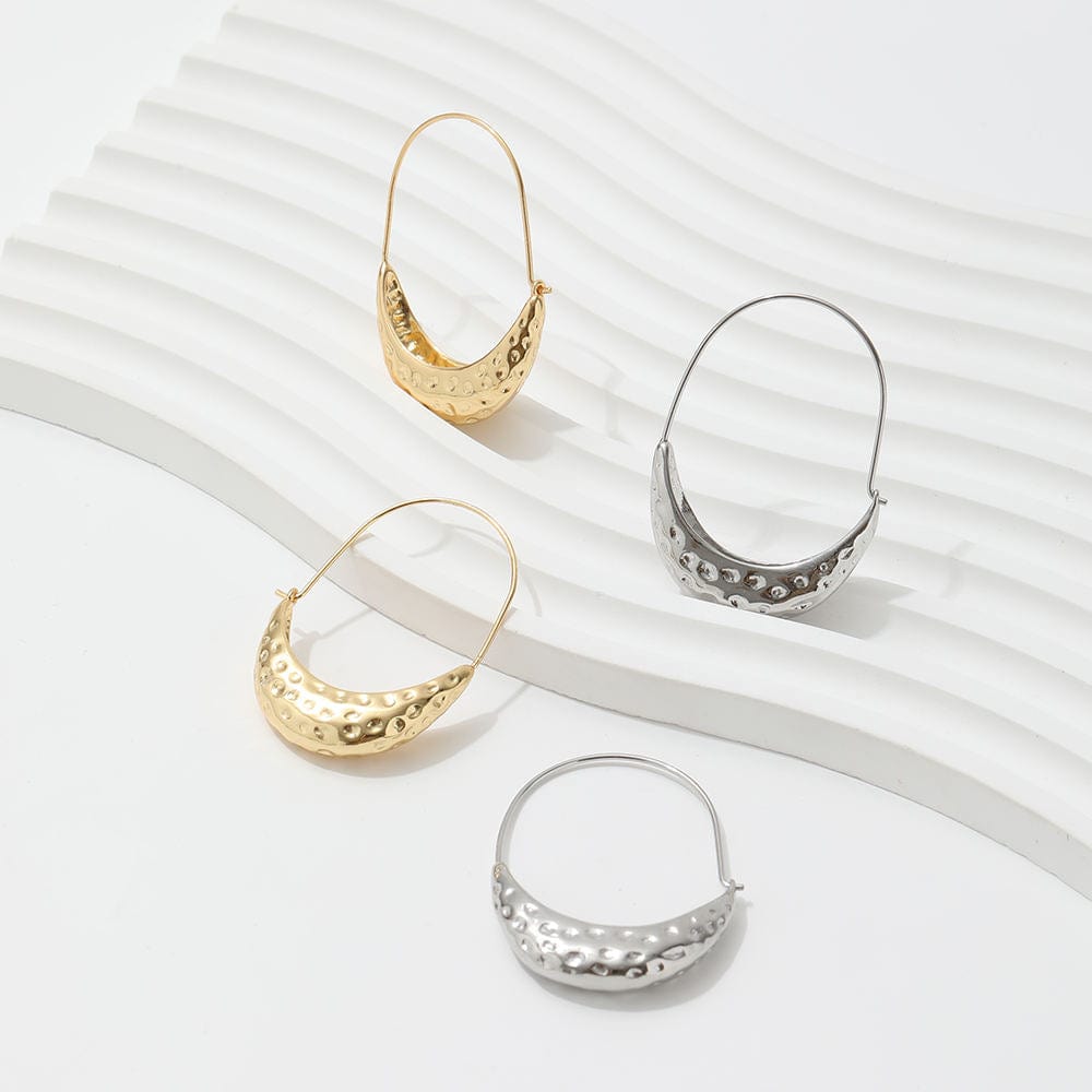 melomelo Odessa  - Oval Hoop Earrings