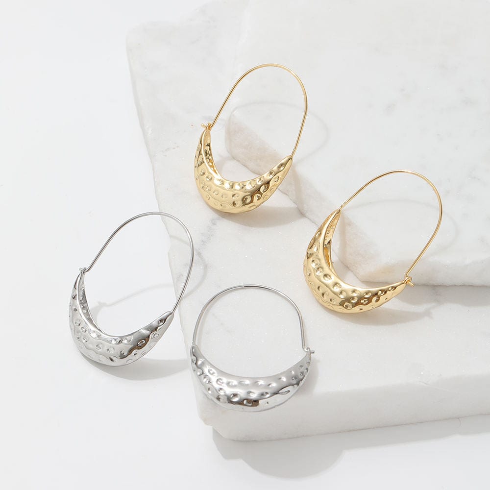 melomelo Odessa  - Oval Hoop Earrings