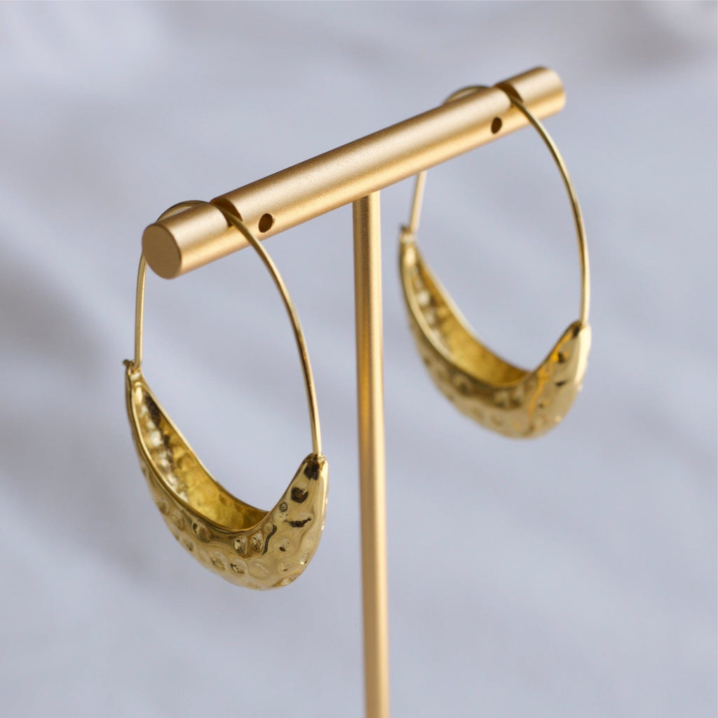 melomelo Odessa  - Oval Hoop Earrings