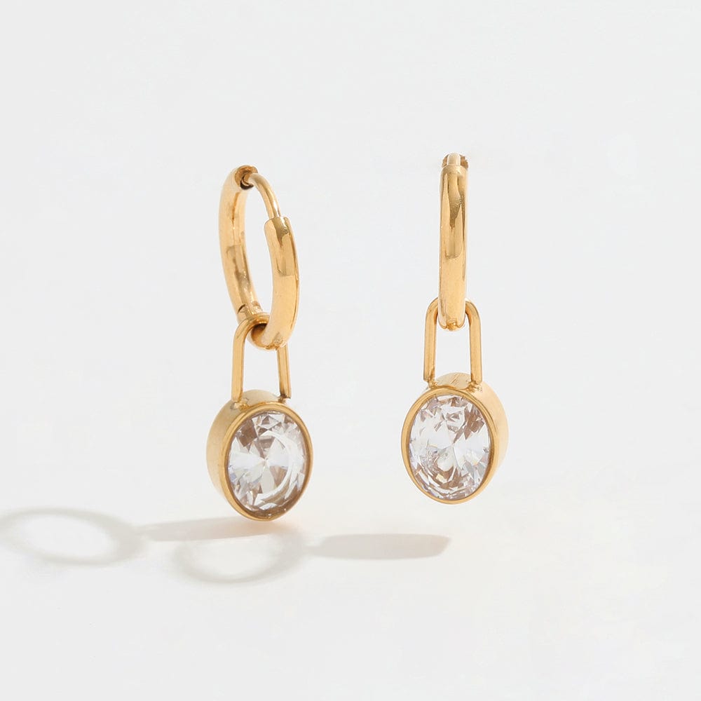 melomelo Algren - Huggie Earrings with Charms