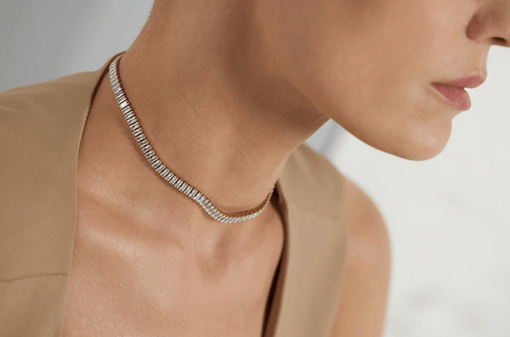 melomelo Penelope - Crystal Choker Necklace