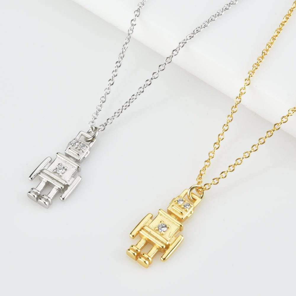 melomelo Sam - Future Robot Charm Pendant Necklace