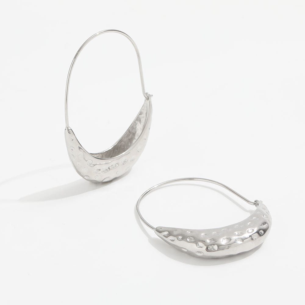 melomelo Odessa  - Oval Hoop Earrings