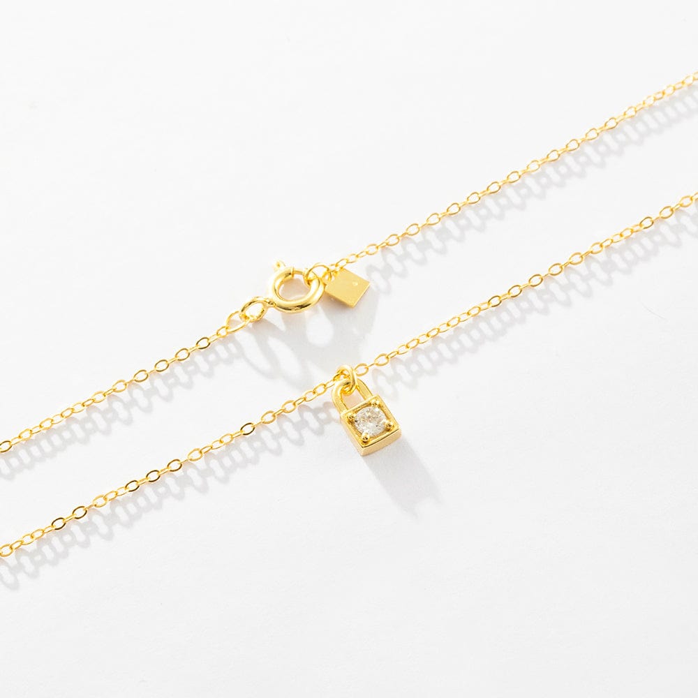 melomelo Sonia - Lock Charm Pendant Necklace