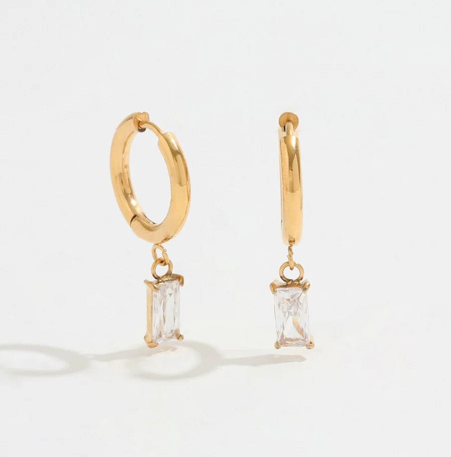 melomelo Algren - Huggie Earrings with Charms
