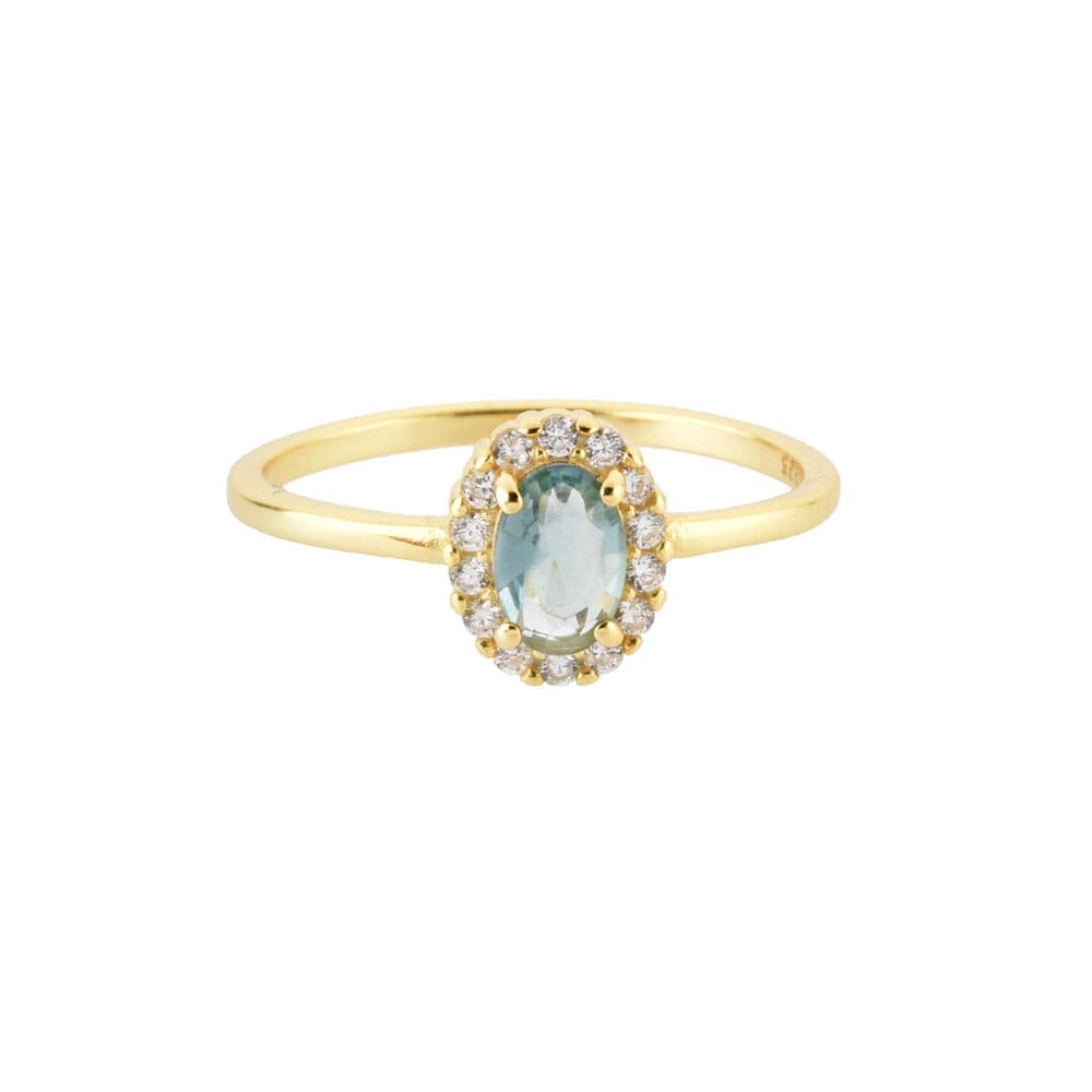 melomelo Turquoise / US 6 Nazareth - Diana Diamond Classic Ring