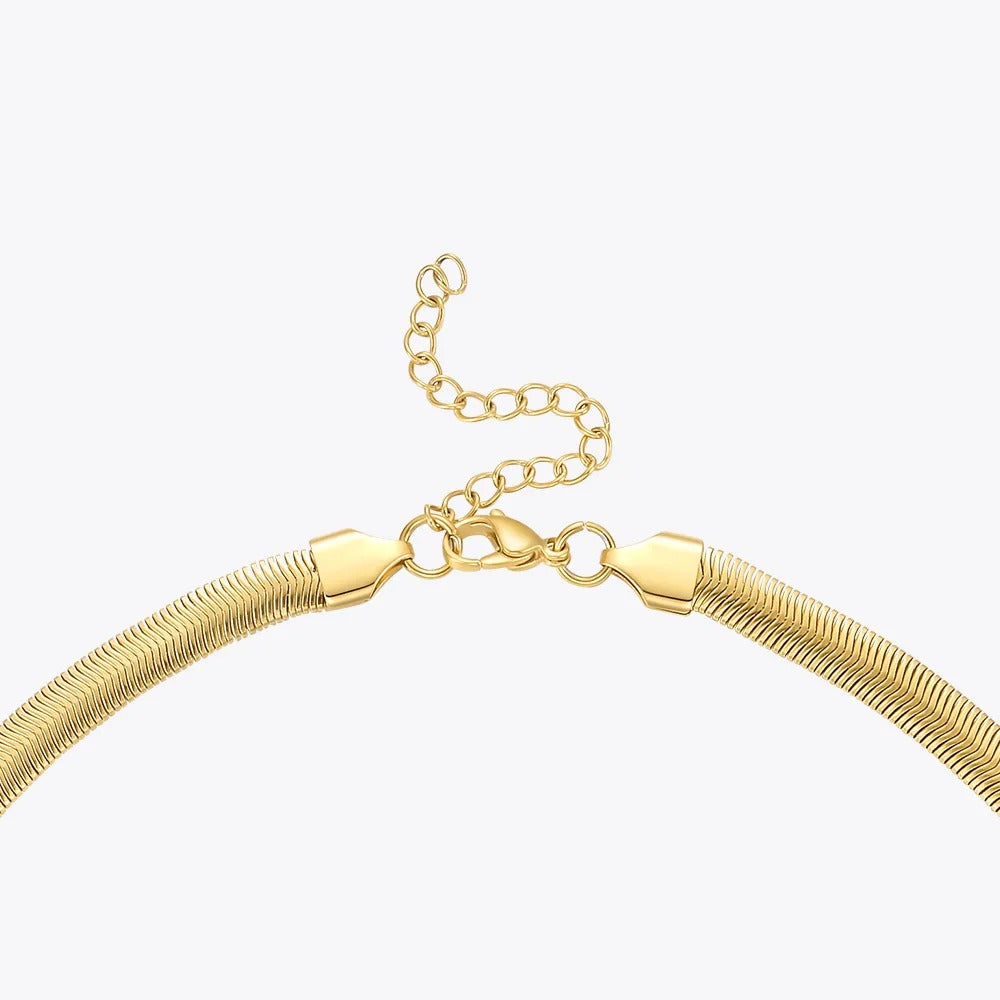 melomelo Alonna - 8mm Women's Herringbone Necklace