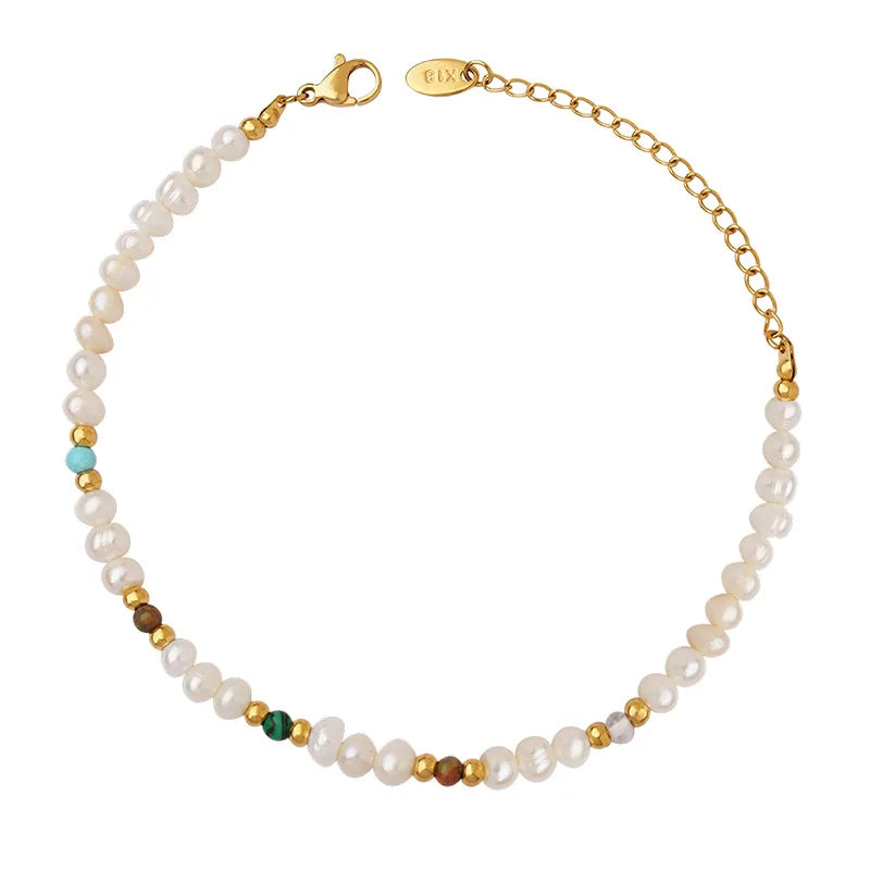 melomelo Anoah - Beaded Pearl Bracelet