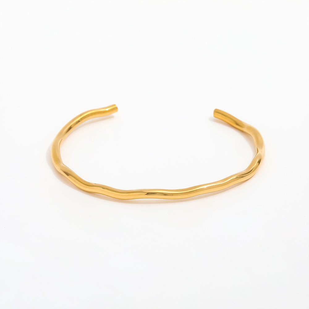 melomelo Anthony - Gold Cuff Bracelet