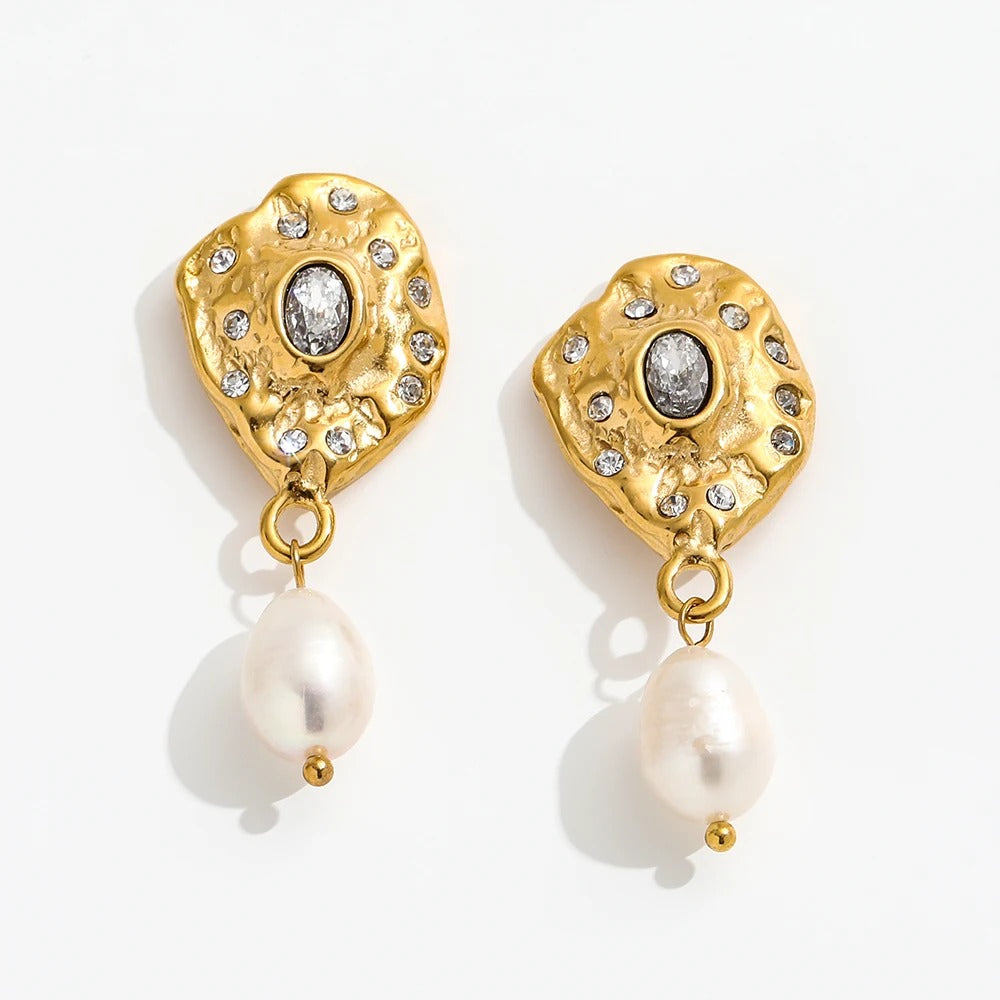 melomelo Belle - Pearl Earrings Vintage