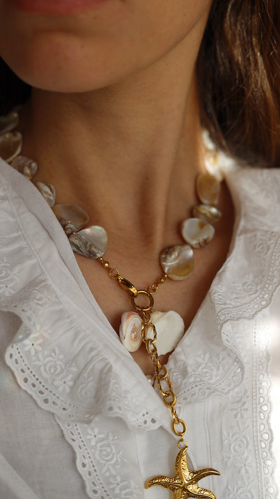 melomelo Dawid - Mother of Pearl Nacre Necklace