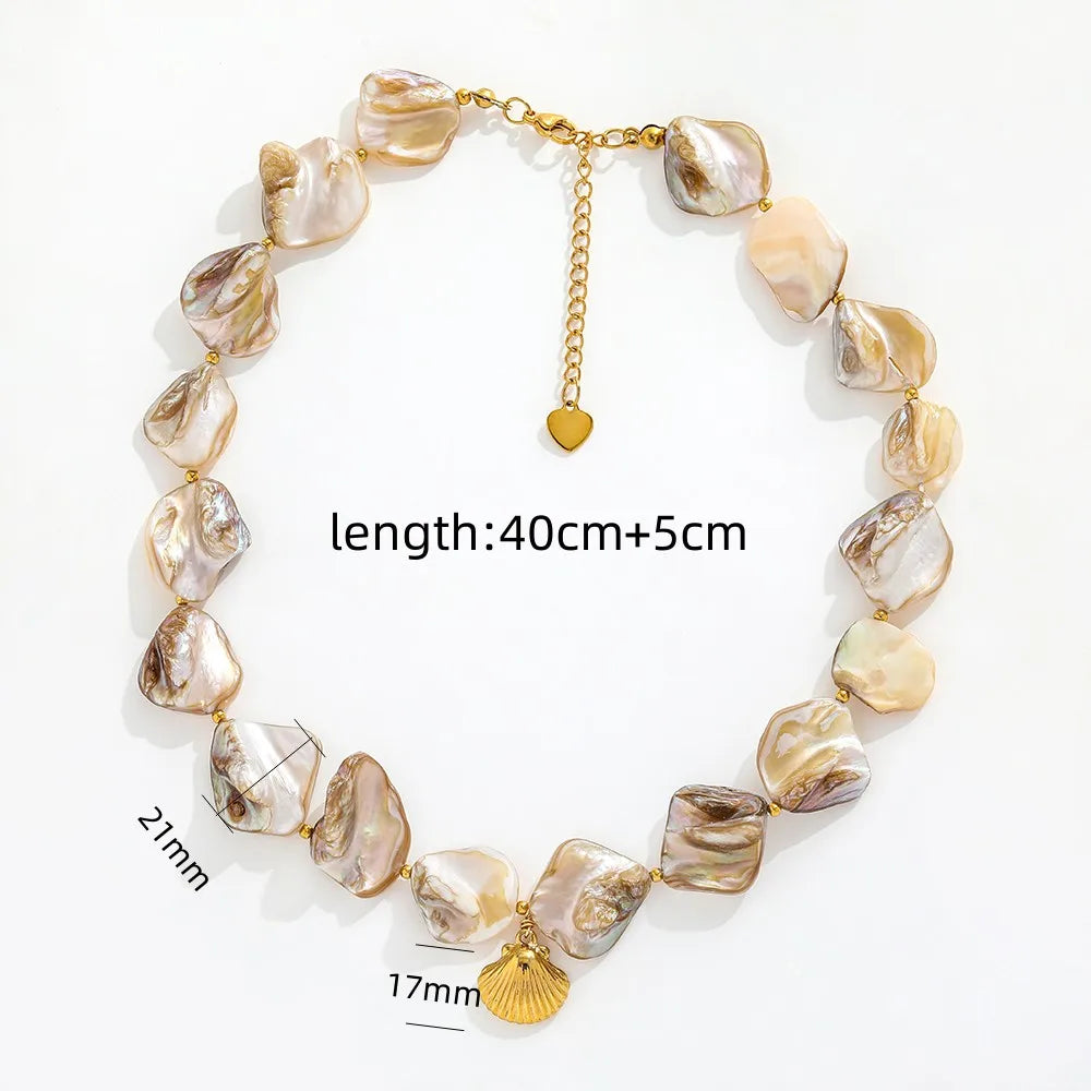 melomelo Dawid - Mother of Pearl Nacre Necklace