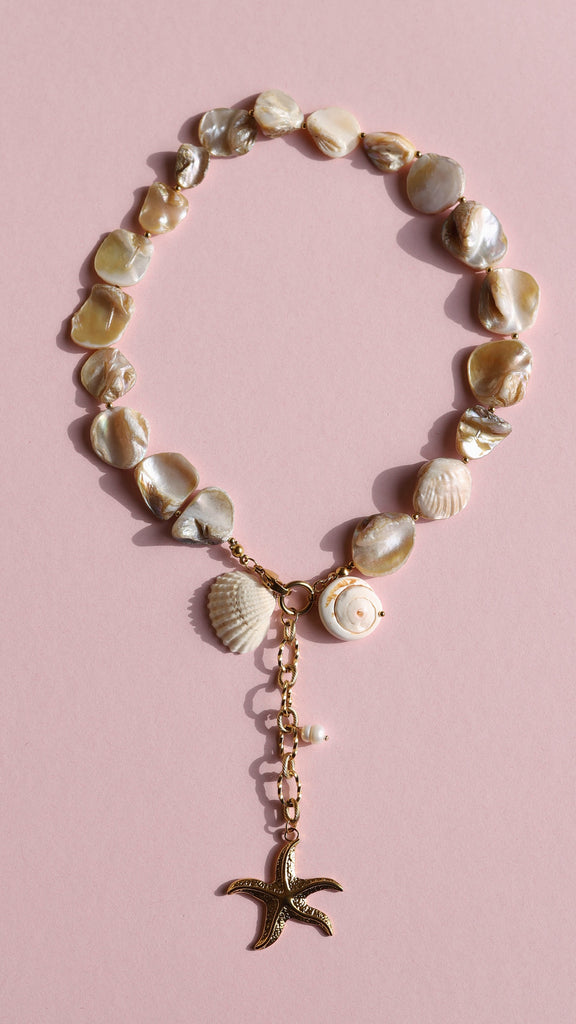 melomelo Dawid - Mother of Pearl Nacre Necklace