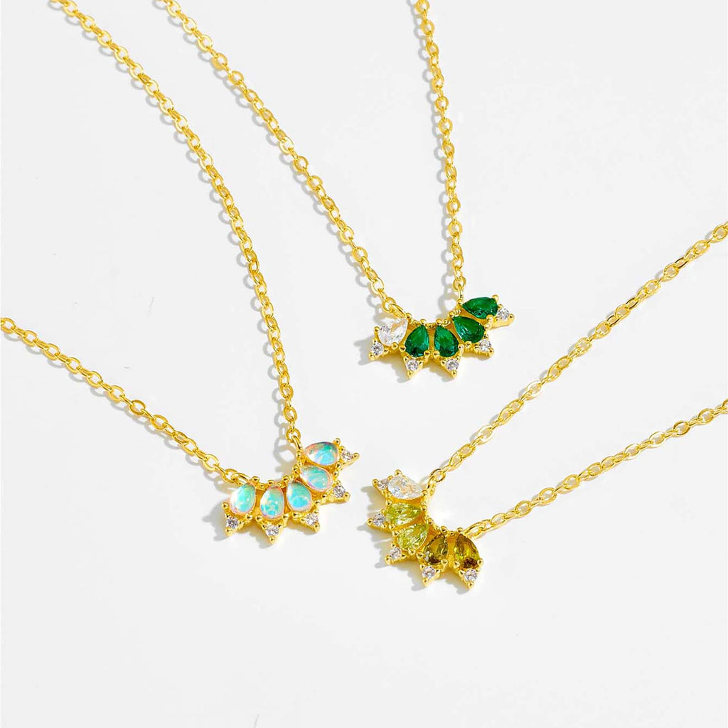 melomelo Eimear - Ombre Birthstone Necklace