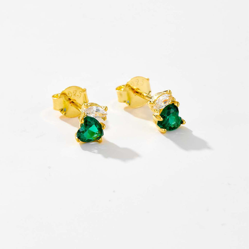 melomelo Grainne - Two Stone Stud Earrings