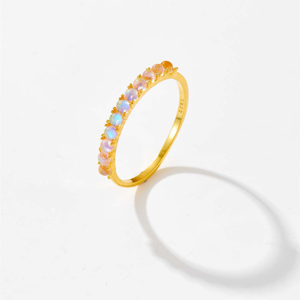 melomelo Laoise - Half Eternity Opal Ring